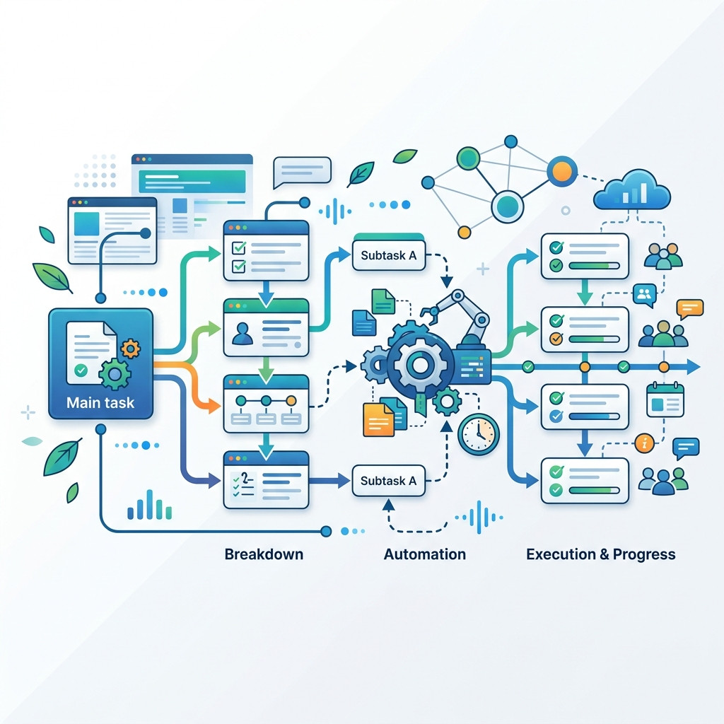 Subtask Management and Automation